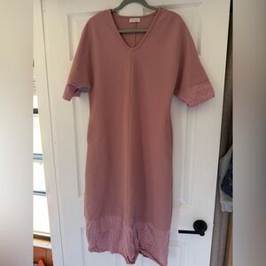 Roolee Dusty Rose Midi Dress